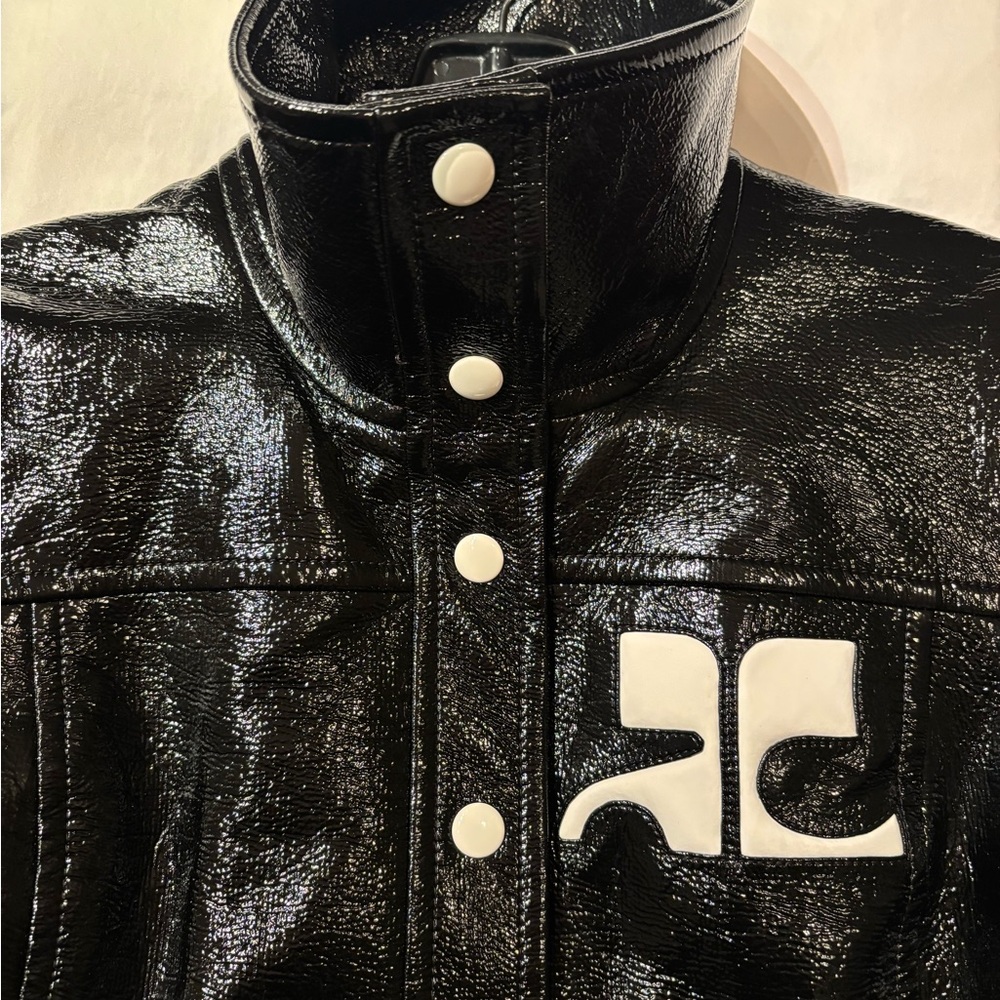 Courreges Reedition Vinyl Trench *new* Size 34 Trade 36? - Picture 6 of 16
